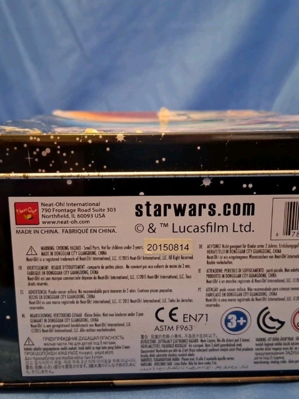 2015 Disney Star Wars Vehicles Collectibles Storage Tin By Neat-Oh! - Picture 3 of 3